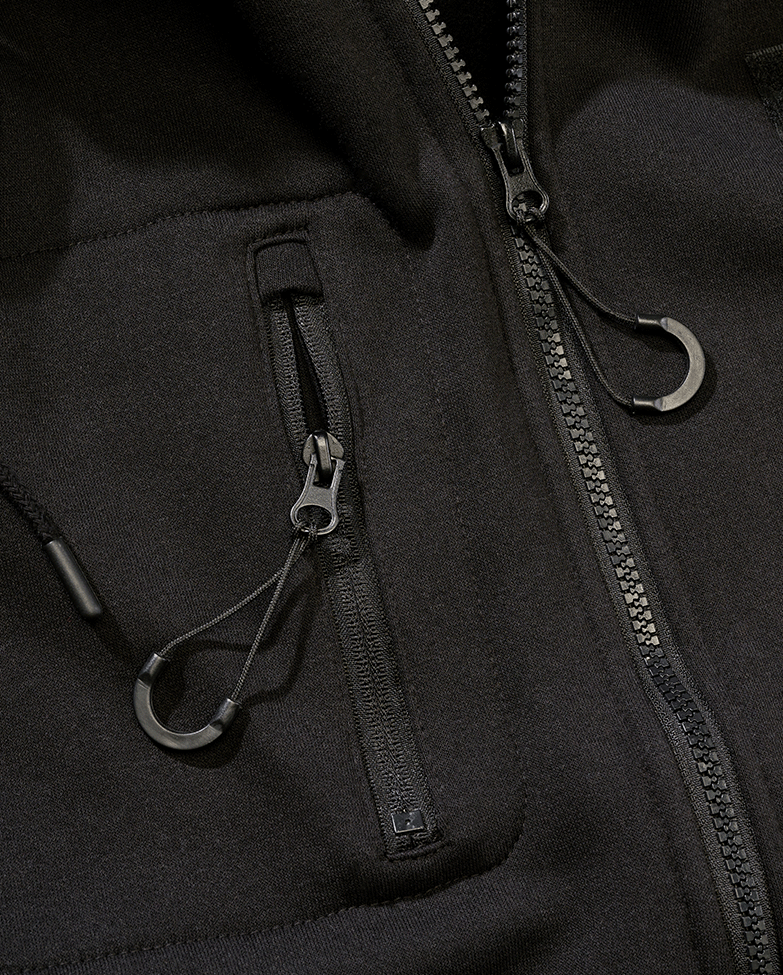 Geaca Tactical Sweat Negru Brandit - Performanta Versatila