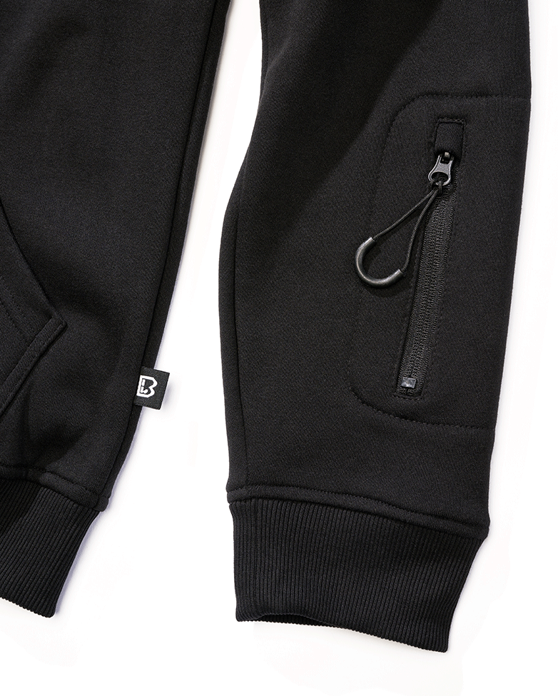 Geaca Tactical Sweat Negru Brandit - Performanta Versatila