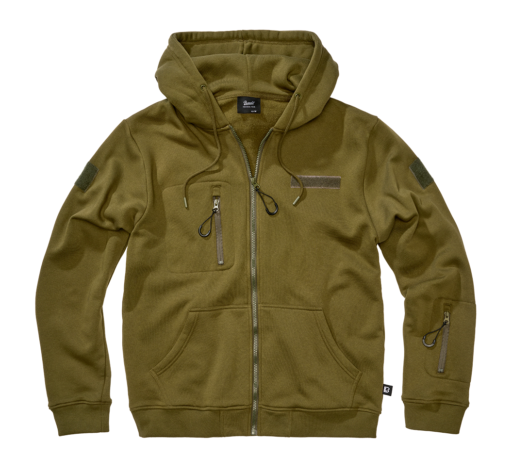 Geaca Tactical Sweat Olive Brandit - Caldura si Mobilitate
