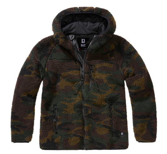 Hanorac Teddyfleece Hooded Woodland Dama Brandit - Caldura si Stil Tactic