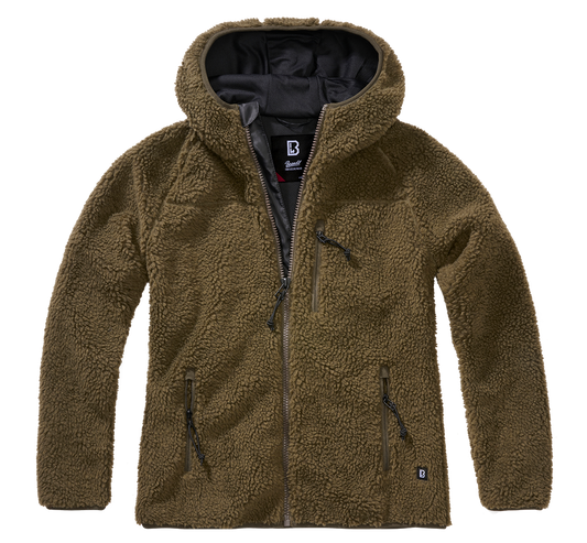 Geaca Teddyfleece Hooded Olive Dama Brandit - Confort Desavarsit
