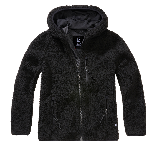 Hanorac Teddyfleece Hooded Negru Dama Brandit - Caldura Urbana si Stil
