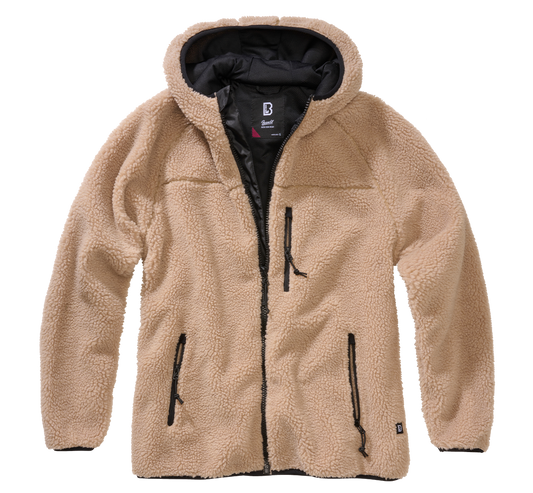 Hanorac Teddyfleece Hooded Camel Dama Brandit - Caldura si Stil