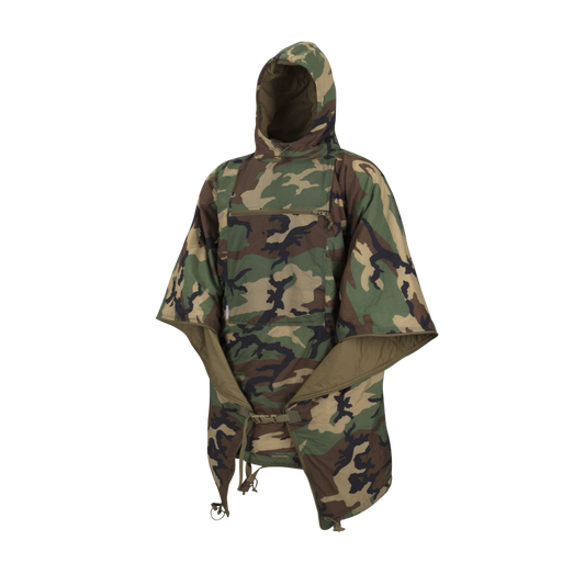 Poncho Helikon-Tex Swagman Roll Climashield® Apex™ US Woodland