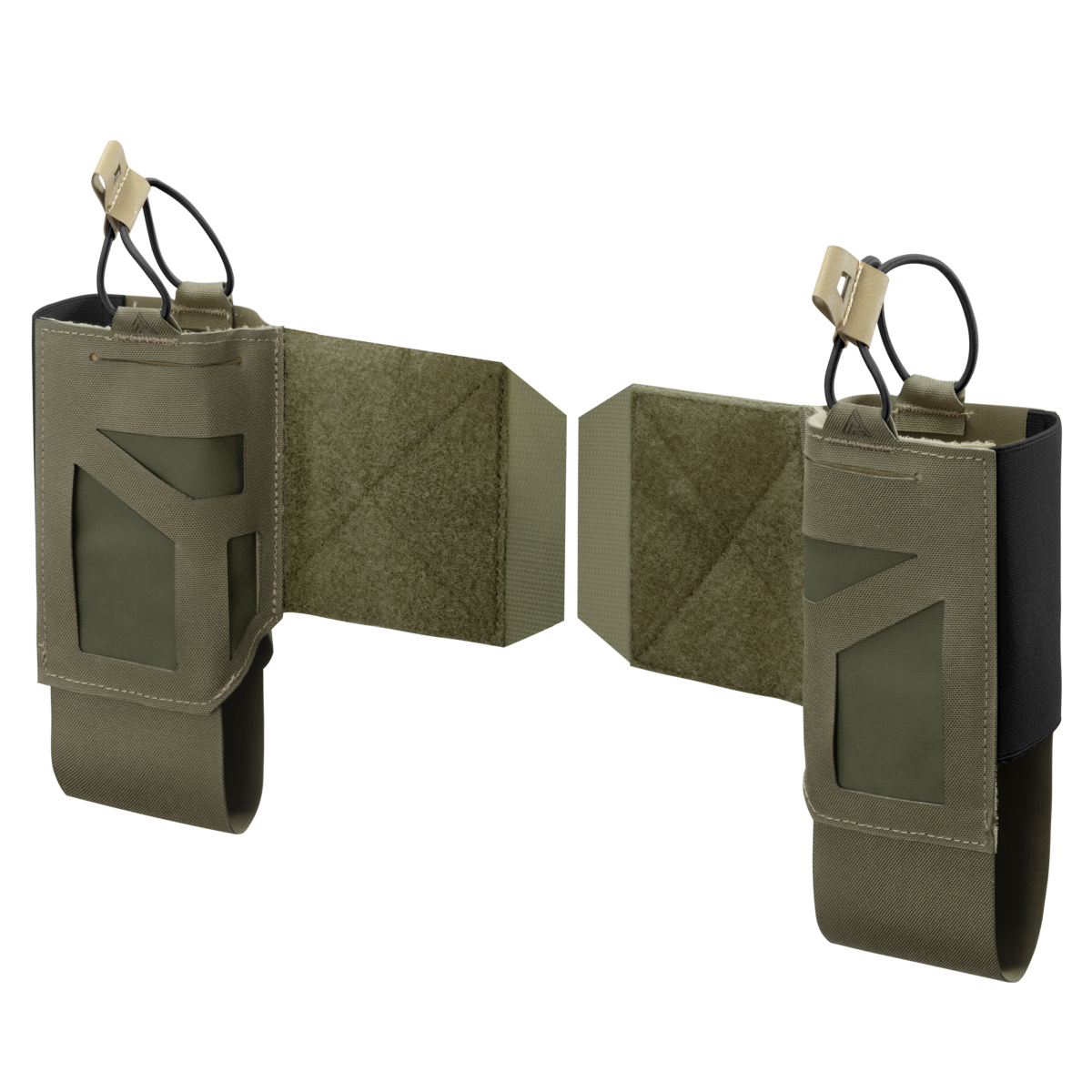 Set Suport Radio Helikon-Tex Skeletonized Comms Wings Ranger Green Compatibil AR15