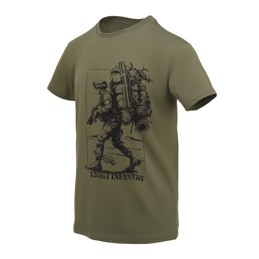 Tricou Helikon-Tex Light Infantry Bumbac Olive Green