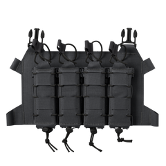 Panou frontal Helikon-Tex Skeletonized Quad SMG Flap Shadow Grey MOLLE/PALS
