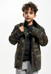 Geaca M65 Classic Woodland Copii Brandit - Aventura Durabila