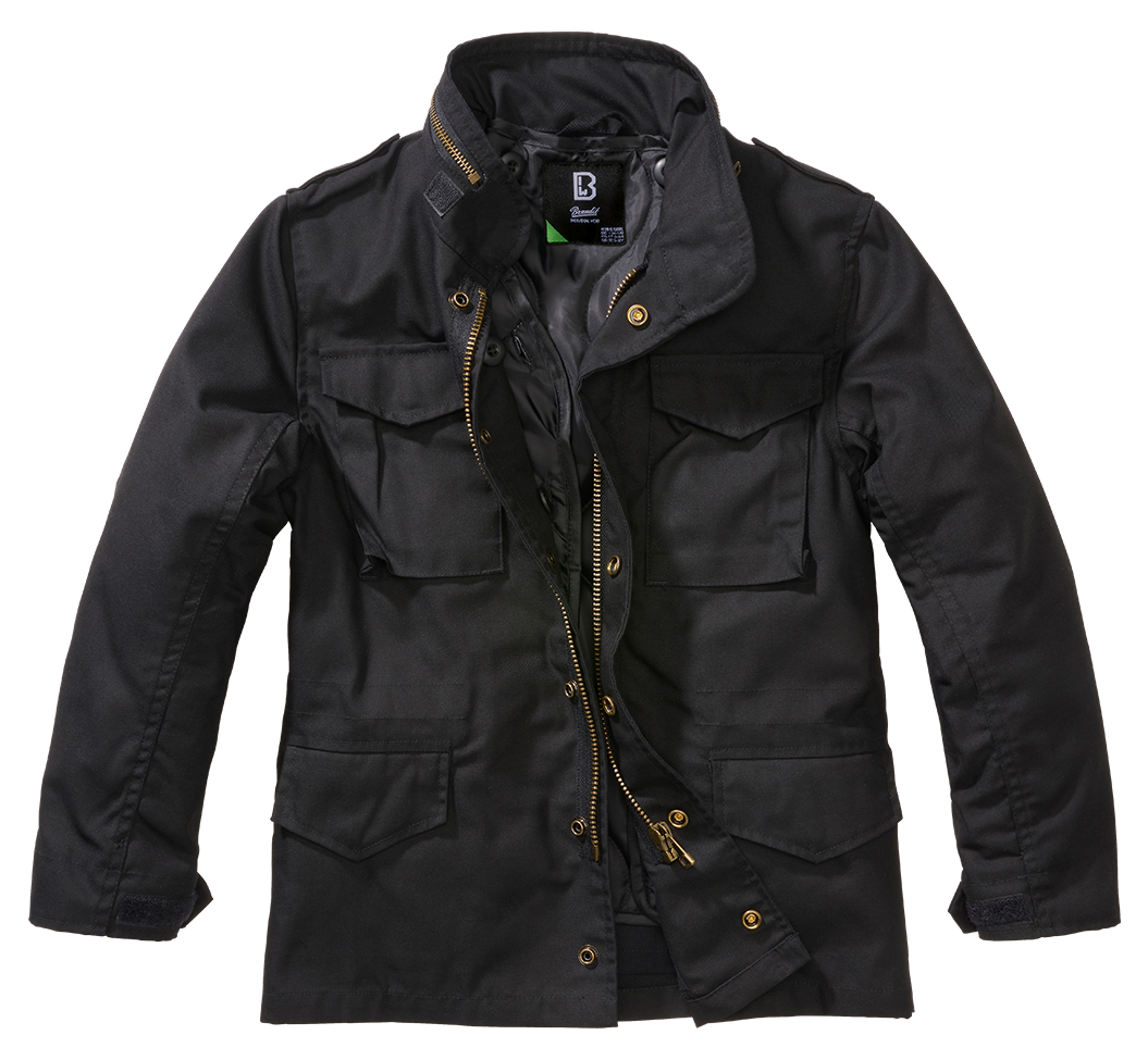 Geaca M65 Classic Negru Copii Brandit - Aventura Zilnica