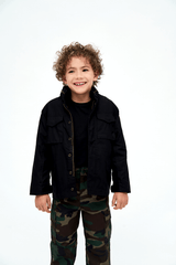 Geaca M65 Classic Negru Copii Brandit - Aventura Zilnica