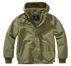 Geaca de Vant Frontzip Olive Copii Brandit - Protectie Activa