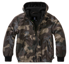 Geaca de Vant Frontzip Dark Camo Copii Brandit - Protectie Activa