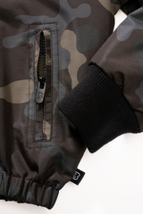 Geaca de Vant Frontzip Dark Camo Copii Brandit - Protectie Activa