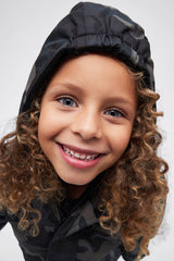Geaca de Vant Frontzip Dark Camo Copii Brandit - Protectie Activa