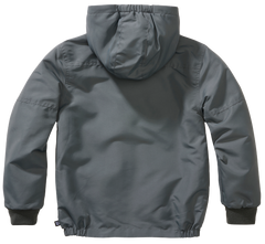 Geaca de Vant Frontzip Anthracite Copii Brandit - Protectie Activa
