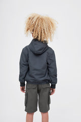 Geaca de Vant Frontzip Anthracite Copii Brandit - Protectie Activa