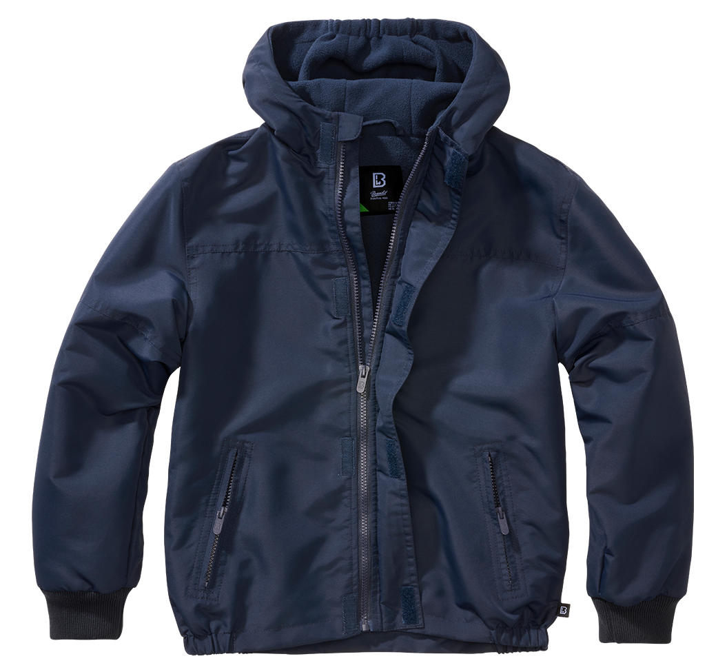 Geaca de Vant Frontzip Navy Copii Brandit - Aventura Zilnica