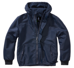 Geaca de Vant Frontzip Navy Copii Brandit - Aventura Zilnica