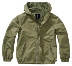 Geaca de Vant Summer Frontzip Olive Copii Brandit - Protectie Usoara si Stil