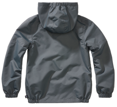 Geaca de Vant Summer Frontzip Anthracite Copii Brandit - Libertate in Miscare