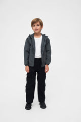Geaca de Vant Summer Frontzip Anthracite Copii Brandit - Libertate in Miscare