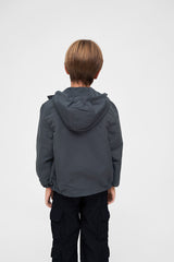 Geaca de Vant Summer Frontzip Anthracite Copii Brandit - Libertate in Miscare