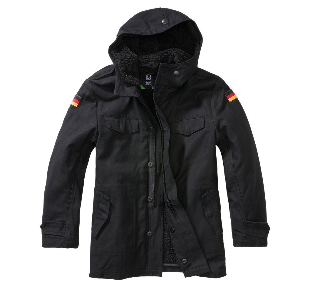 Parka BW Negru Copii Brandit - Caldura si Protectie