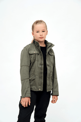 Geaca Britannia Olive Copii Brandit - Stil si Rezistenta