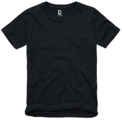 Tricou Negru Copii Brandit - Confort Superior