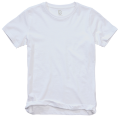 Tricou Alb Copii Brandit - Confort Optim Zilnic