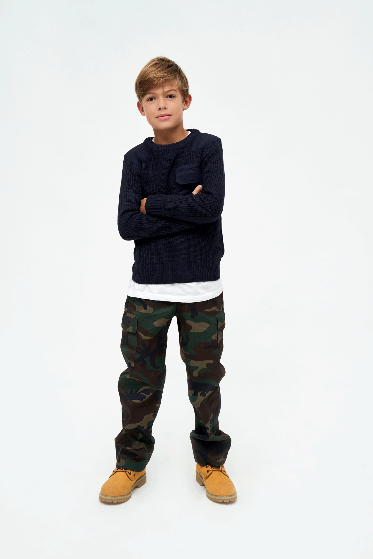 Pulover BW Navy Copii Brandit - Confort pentru Aventuri