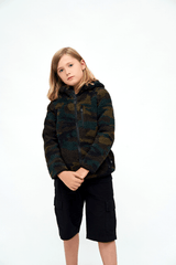 Geaca Teddyfleece Hooded Woodland Copii Brandit - Caldura si Aventura