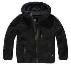 Geaca Teddyfleece Hooded Negru Copii Brandit - Caldura si Stil