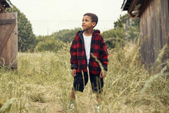 Geaca Teddyfleece Hooded Negru Copii Brandit - Caldura si Stil