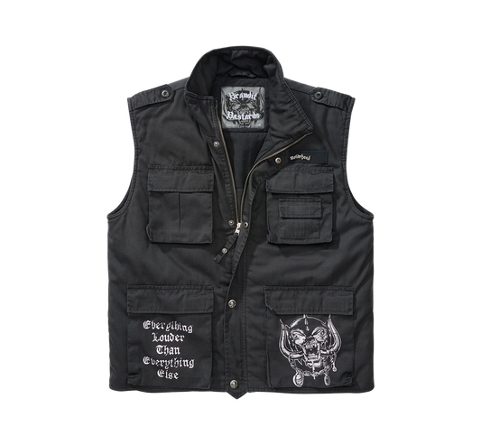 Vesta Motörhead Ranger Negru Brandit - Stil Autentic Rock
