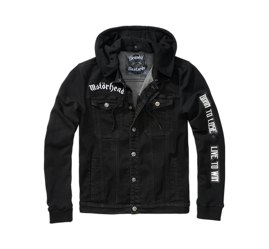 Geaca Motörhead Cradock Denim Negru Brandit - Stil Rock Autentic