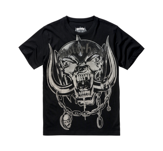 Tricou Motörhead Warpig Print Negru Brandit - Stil Rock Autentic