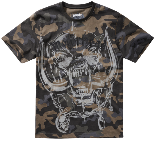 Tricou Motörhead Warpig Print Dark Camo Brandit - Atitudine Autentică