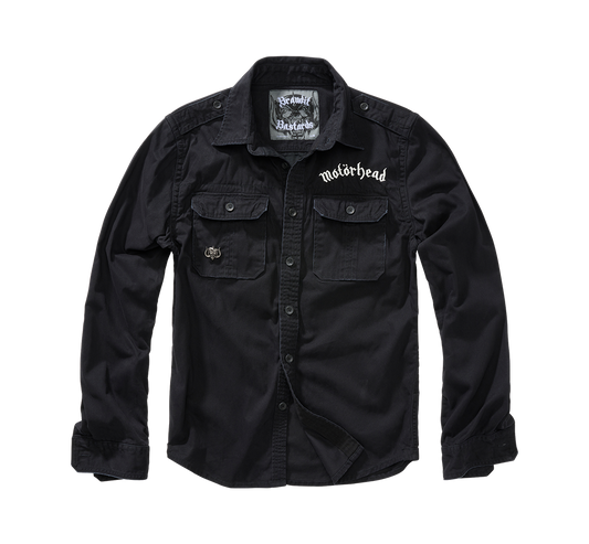 Camasa Vintage Motörhead Long Sleeve Negru Brandit - Stil Autentic Rock