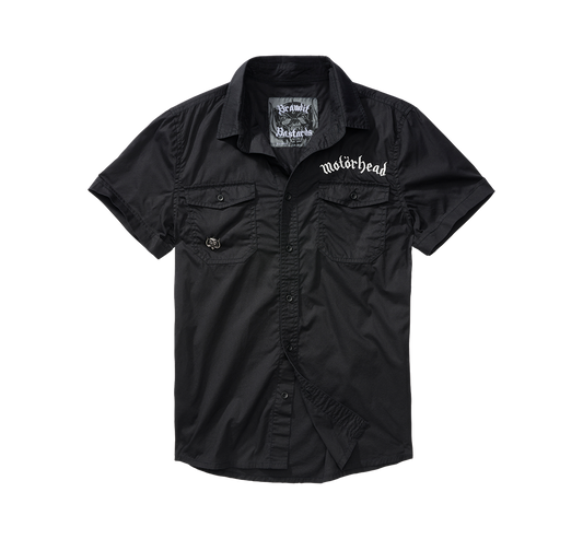 Camasa Motörhead Short Sleeve Negru Brandit - Stil Autentic Rock
