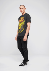 Tricou Ozzy Skull Negru Brandit - Stil Autentic si Confortabil