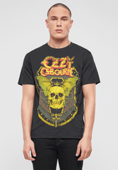 Tricou Ozzy Skull Negru Brandit - Stil Autentic si Confortabil