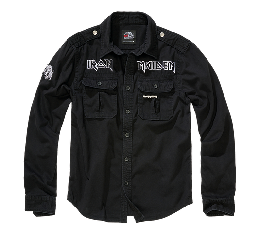 Camasa Vintage Iron Maiden long sleeve Eddy Negru Brandit - Stil Autentic și Confort