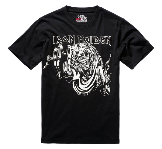 Tricou Iron Maiden T Eddy Glow Negru Brandit - Stil Iconic Durabil