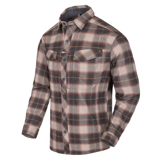 Cămașă Helikon-Tex Defender Mk2 PILGRIM® Rust Plaid cu protecție UV UPF50