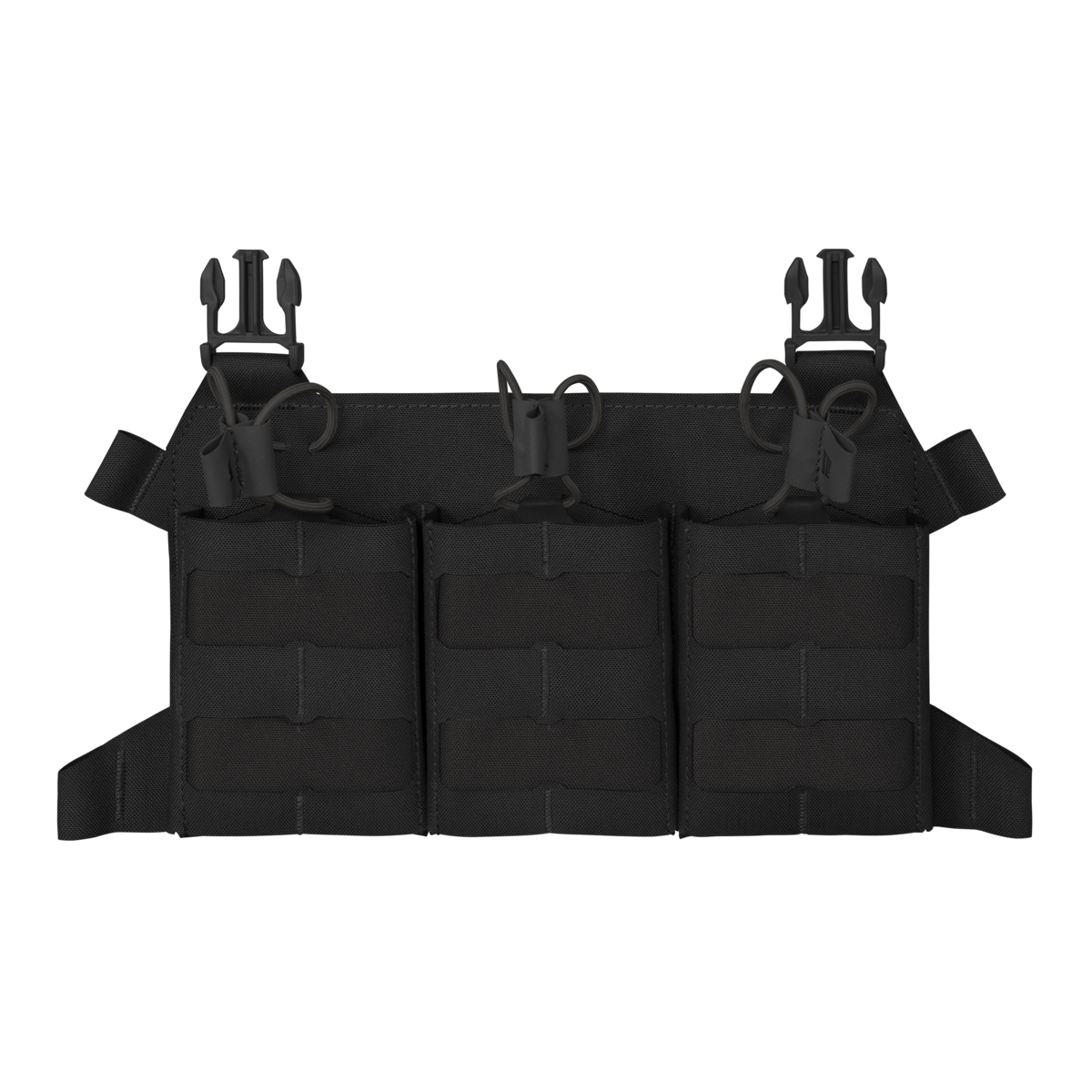 Panou frontal Helikon-Tex Skeletonized Triple 308 Flap MOLLE Laser Cut Negru
