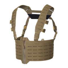 Chest Rig Helikon-Tex WARWICK Zip Front Laminat Tăiat Laser Coyote Brown