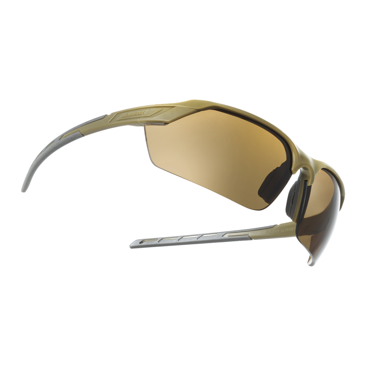 Ochelari Tactici Helikon-Tex TrinRay Basic Adaptive Green/Brown Cu Lentile Anti-Aburire