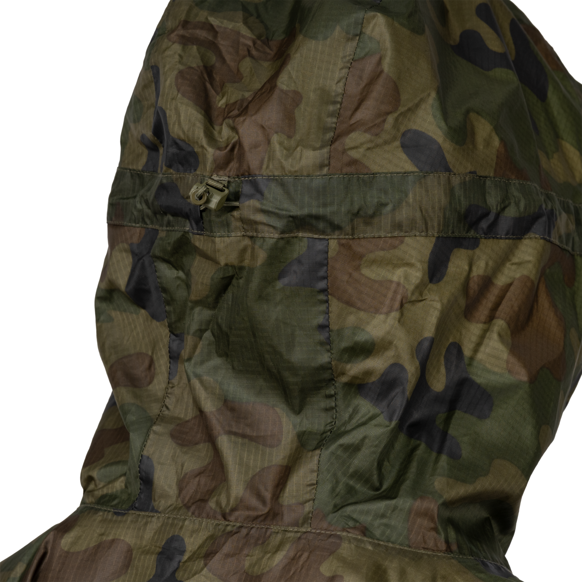 Poncho Lightweight Field Helikon-Tex PL Woodland – Poliester Ripstop, 355 g - poza 3
