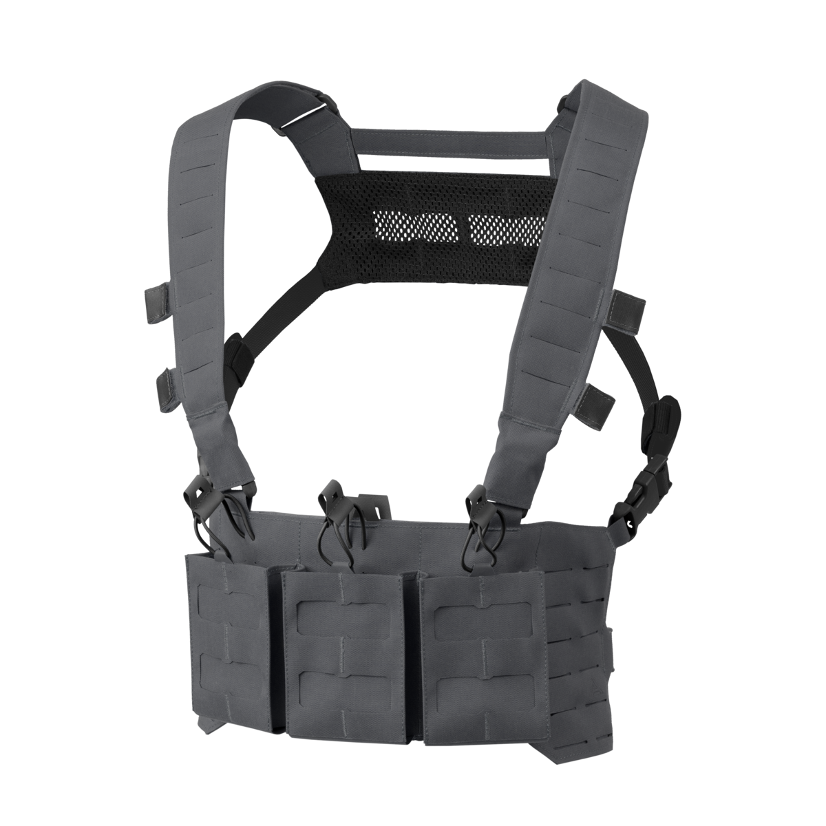 Vestă Tactică Helikon-Tex Curtiss Chest Rig Shadow Grey cu 3 Port-încărcătoare .308
